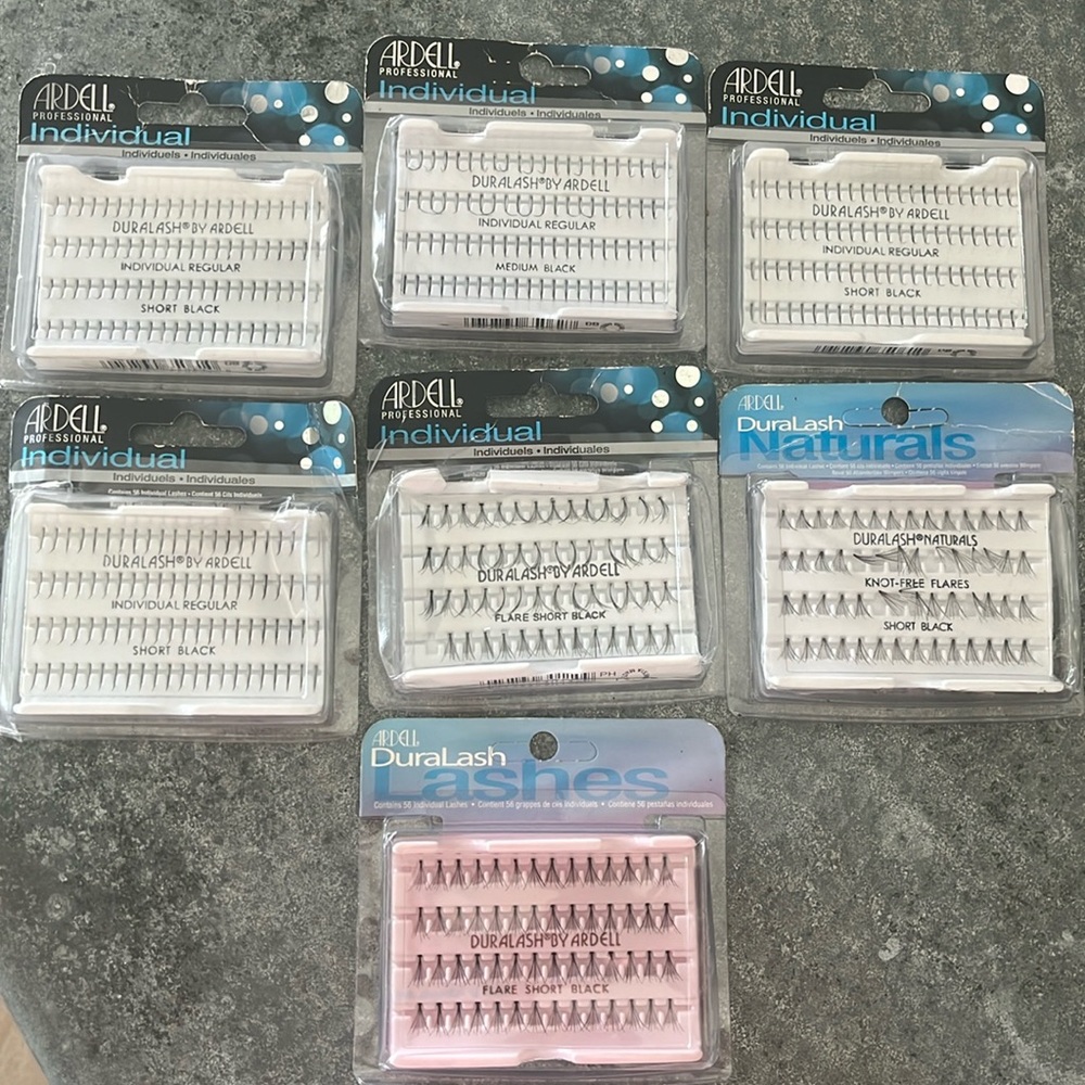 Seven Packs NIB Lashes